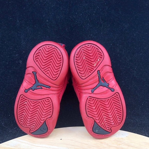 Nike Air Jordan 12 XII Retro TD Bulls Gym Red 850000-601 Shoes Toddler Size 10C - Picture 10 of 10